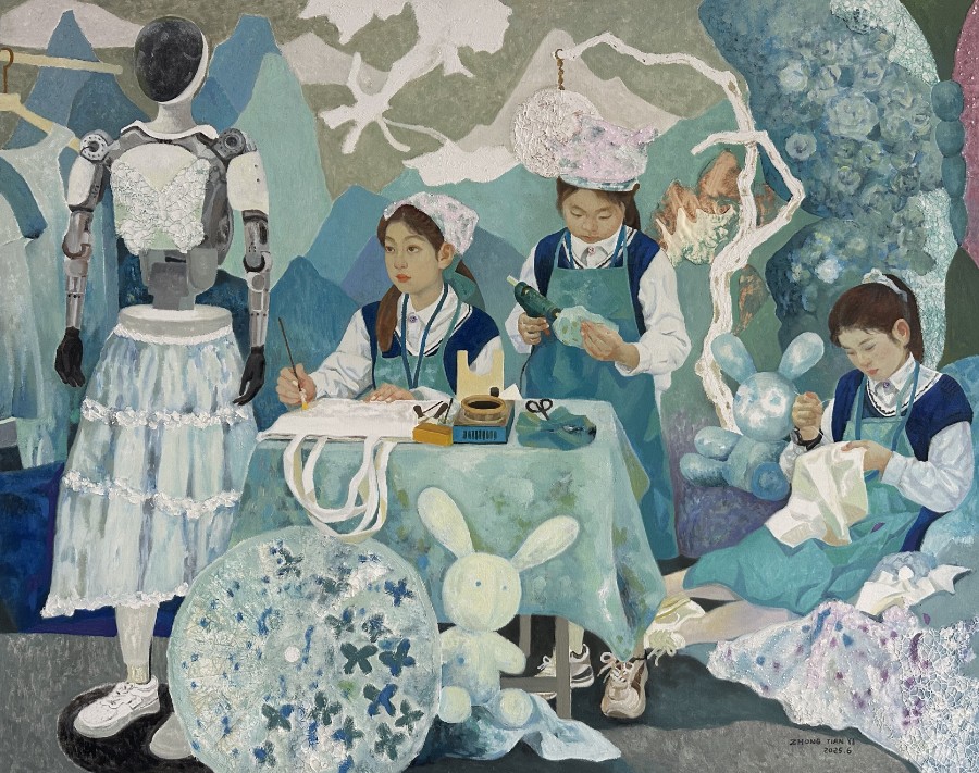 仲晓娟油画作品《青出于蓝》150X120cm.jpg